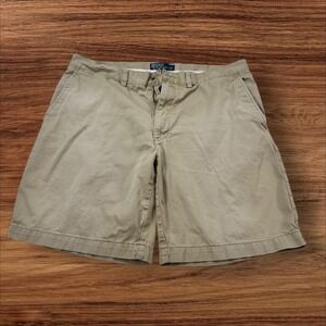 Vintage Polo Ralph Lauren‎ Prospect Shorts Khaki Chino Casual Mens size 38